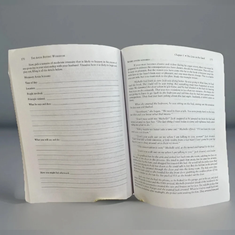 The Anger Busting Workbook Simple Powerful Techniques by James A. Baker VGC